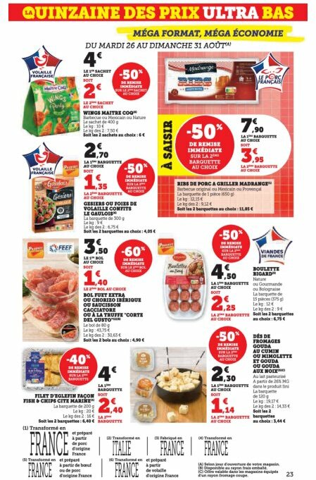 super-u - Catalogue Super U valable du 26/08 au 07/09 - page: 23