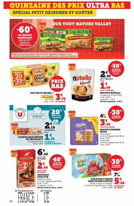 super-u - Catalogue Super U valable du 26/08 au 07/09 - page: 14