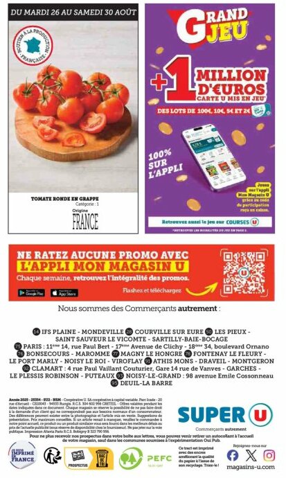 super-u - Catalogue Super U valable du 26/08 au 07/09 - page: 32