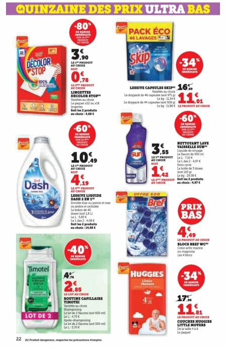 super-u - Catalogue Super U valable du 26/08 au 07/09 - page: 22