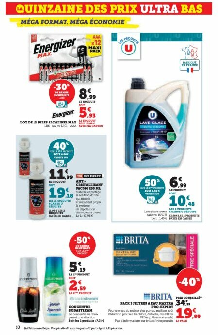 super-u - Catalogue Super U valable du 26/08 au 07/09 - page: 10