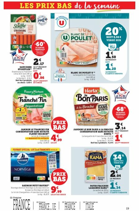 super-u - Catalogue Super U valable du 02/09 au 14/09 - page: 19