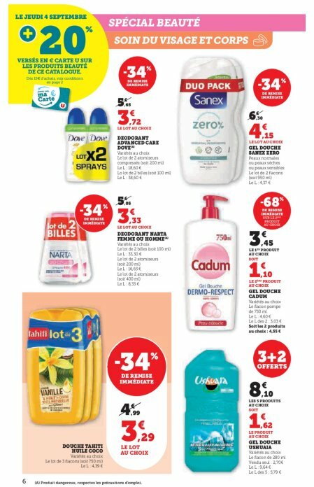 super-u - Catalogue Super U valable du 02/09 au 14/09 - page: 6