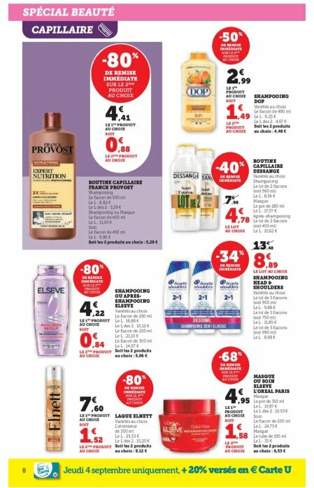super-u - Catalogue Super U valable du 02/09 au 14/09 - page: 8