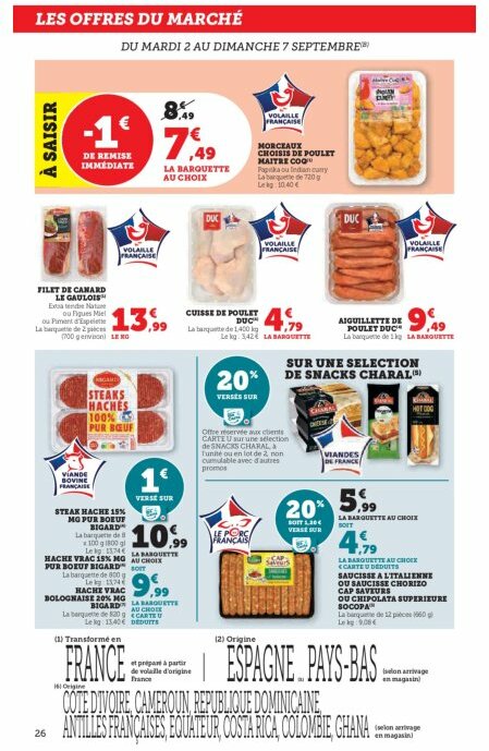 super-u - Catalogue Super U valable du 02/09 au 14/09 - page: 26