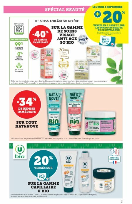 super-u - Catalogue Super U valable du 02/09 au 14/09 - page: 3