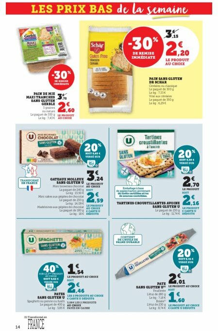 super-u - Catalogue Super U valable du 02/09 au 14/09 - page: 14