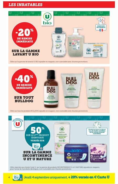 super-u - Catalogue Super U valable du 02/09 au 14/09 - page: 4