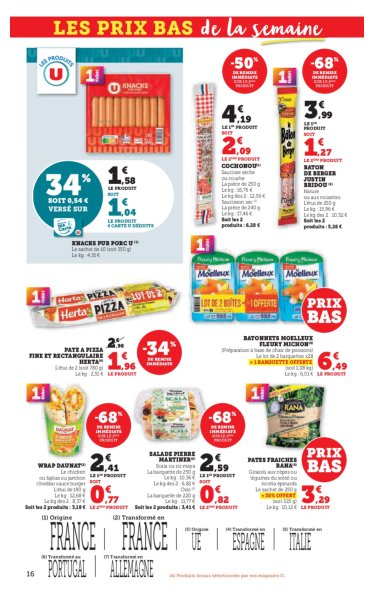 super-u - Catalogue Super U valable du 09/09 au 21/09 - page: 16