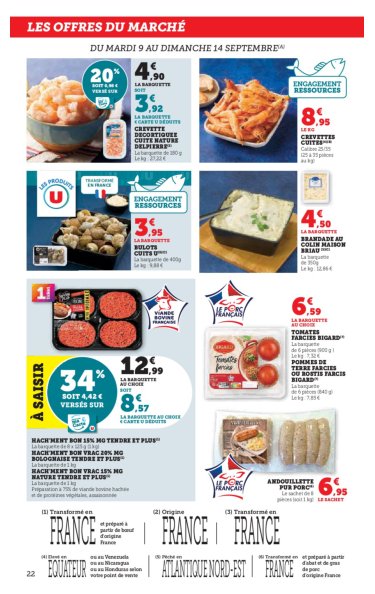 super-u - Catalogue Super U valable du 09/09 au 21/09 - page: 22