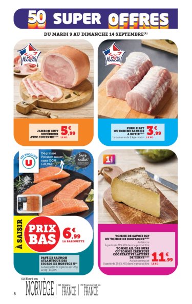super-u - Catalogue Super U valable du 09/09 au 21/09 - page: 8