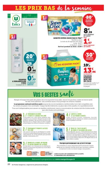 super-u - Catalogue Super U valable du 09/09 au 21/09 - page: 20