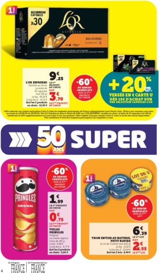 super-u - Catalogue Super U valable du 16/09 au 28/09 - page: 4