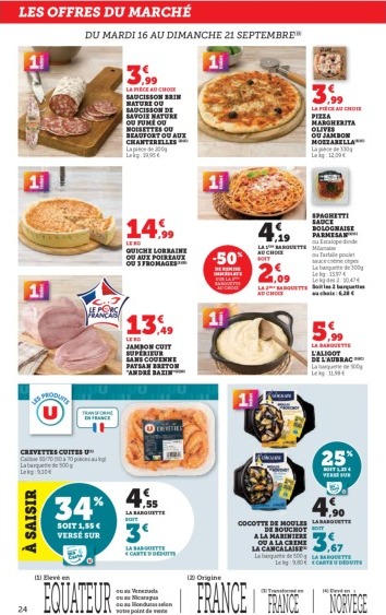 super-u - Catalogue Super U valable du 16/09 au 28/09 - page: 24