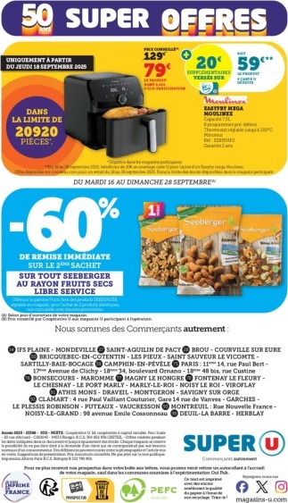 super-u - Catalogue Super U valable du 16/09 au 28/09 - page: 32