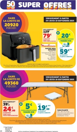 super-u - Catalogue Super U valable du 16/09 au 28/09 - page: 10