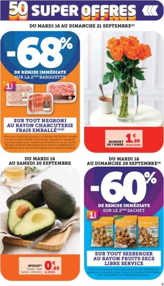 super-u - Catalogue Super U valable du 16/09 au 28/09 - page: 9