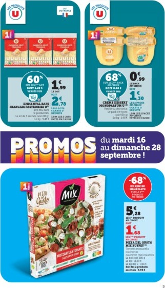 super-u - Catalogue Super U valable du 16/09 au 28/09 - page: 5