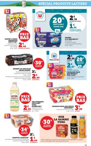 super-u - Catalogue Super U valable du 16/09 au 28/09 - page: 15