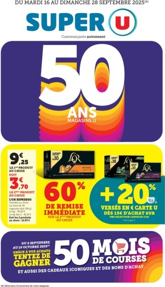 super-u - Catalogue Super U valable du 16/09 au 28/09