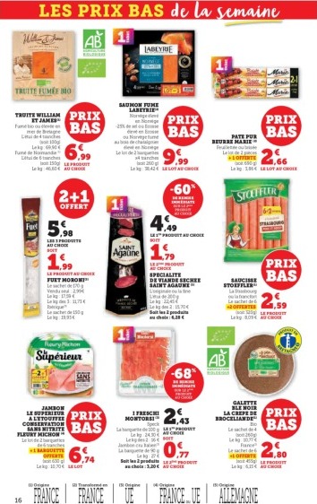 super-u - Catalogue Super U valable du 16/09 au 28/09 - page: 16