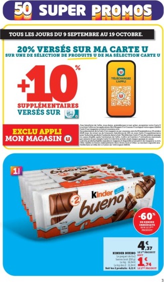 super-u - Catalogue Super U valable du 16/09 au 28/09 - page: 3