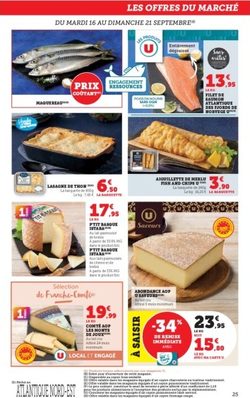 super-u - Catalogue Super U valable du 16/09 au 28/09 - page: 25