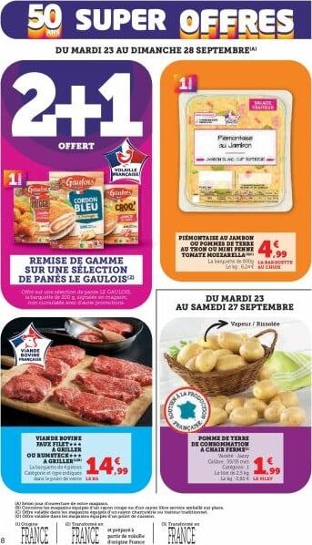 super-u - Catalogue Super U valable du 23/09 au 05/10 - page: 8