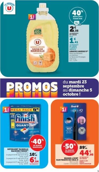 super-u - Catalogue Super U valable du 23/09 au 05/10 - page: 5