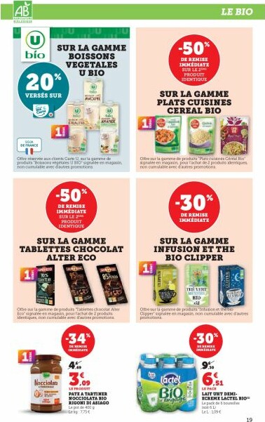 super-u - Catalogue Super U valable du 23/09 au 05/10 - page: 19