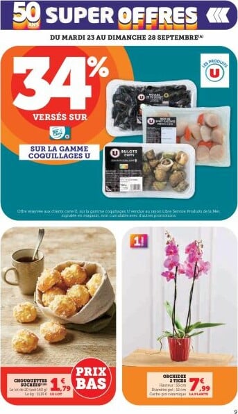 super-u - Catalogue Super U valable du 23/09 au 05/10 - page: 9