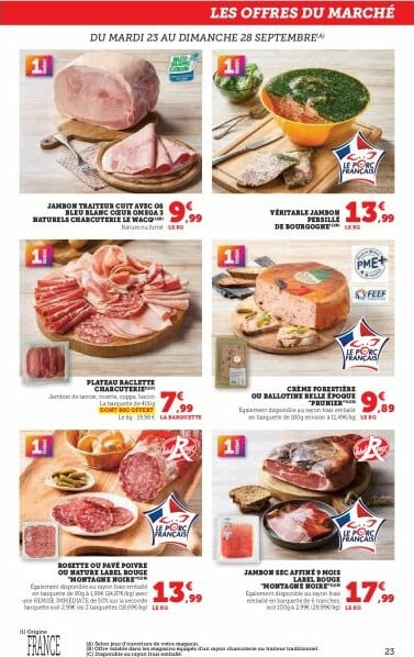 super-u - Catalogue Super U valable du 23/09 au 05/10 - page: 23