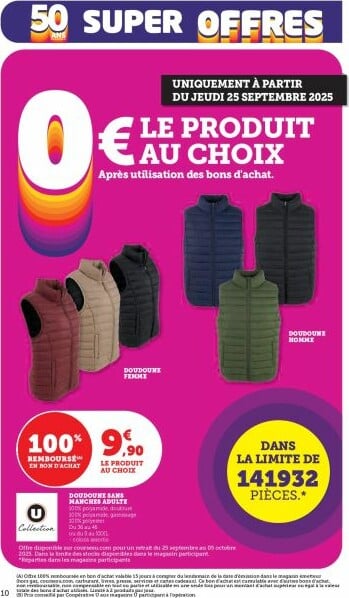 super-u - Catalogue Super U valable du 23/09 au 05/10 - page: 10
