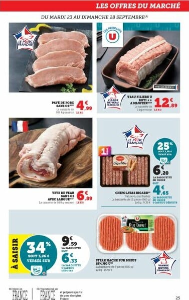 super-u - Catalogue Super U valable du 23/09 au 05/10 - page: 25