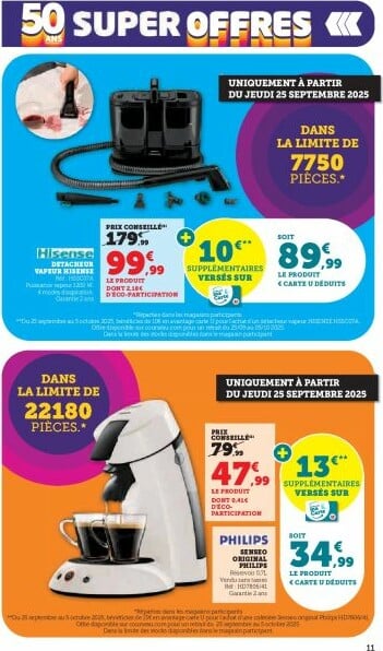 super-u - Catalogue Super U valable du 23/09 au 05/10 - page: 11