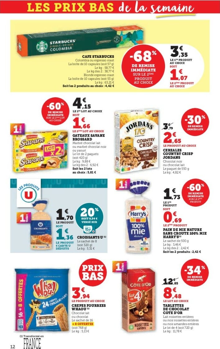 super-u - Catalogue Super U valable du 30/09 au 12/10 - page: 12