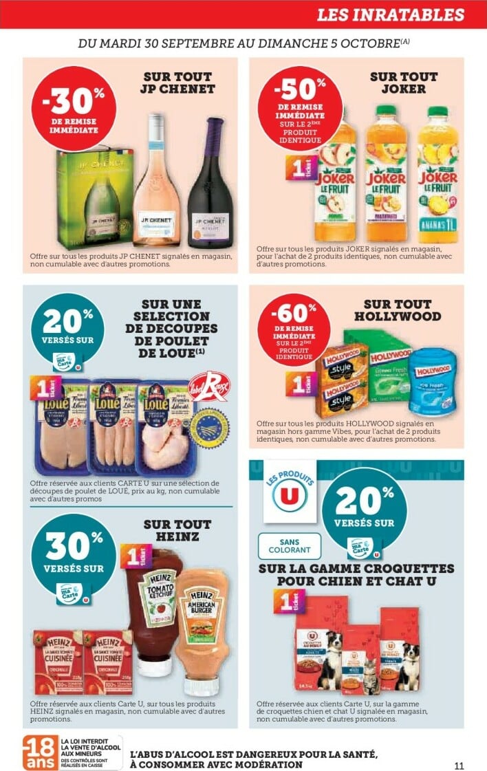 super-u - Catalogue Super U valable du 30/09 au 12/10 - page: 11