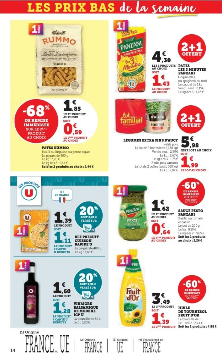 super-u - Catalogue Super U valable du 30/09 au 12/10 - page: 14