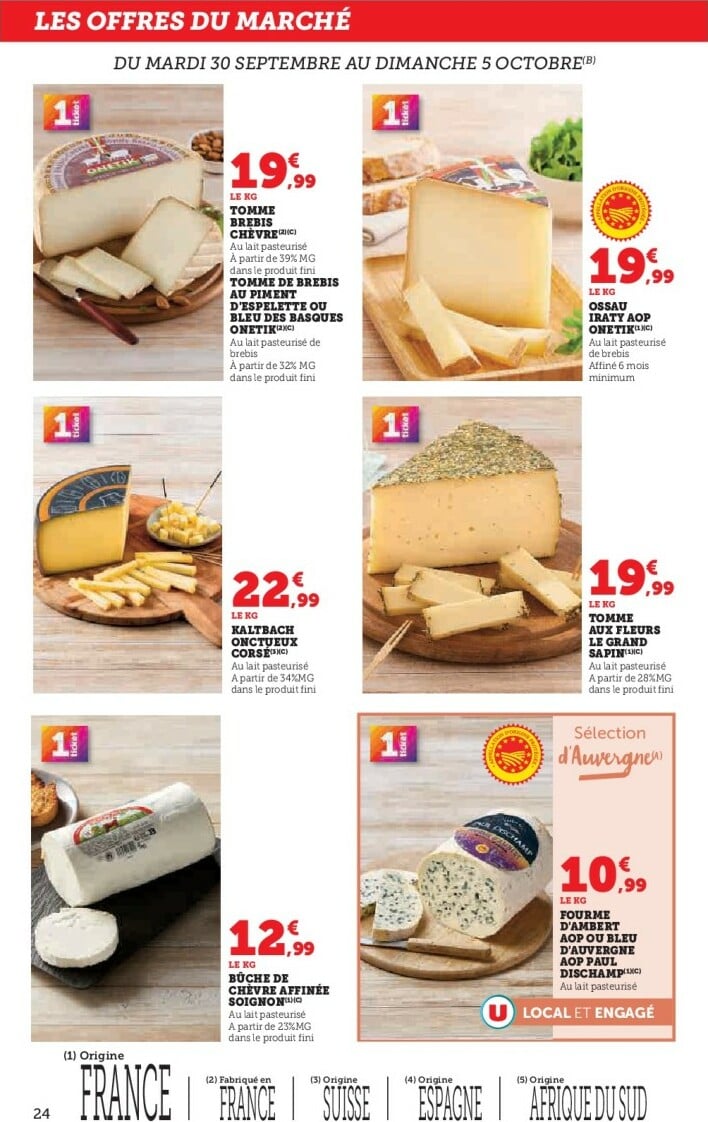 super-u - Catalogue Super U valable du 30/09 au 12/10 - page: 24