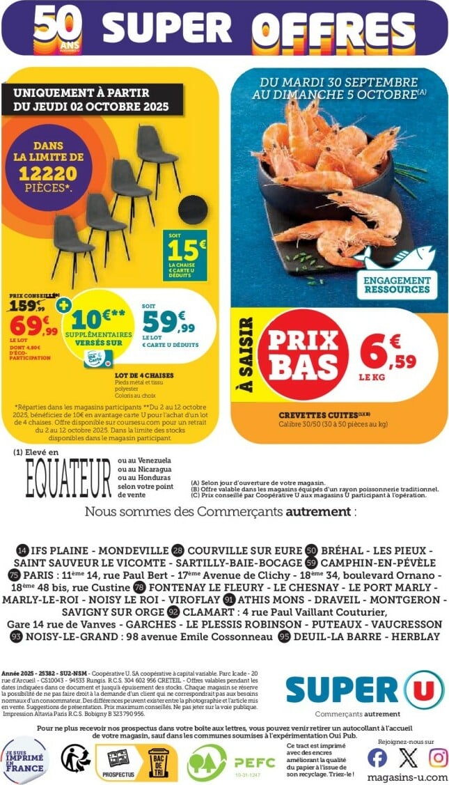 super-u - Catalogue Super U valable du 30/09 au 12/10 - page: 32