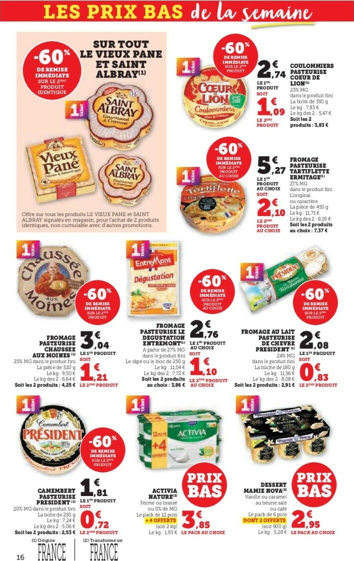 super-u - Catalogue Super U valable du 30/09 au 12/10 - page: 16