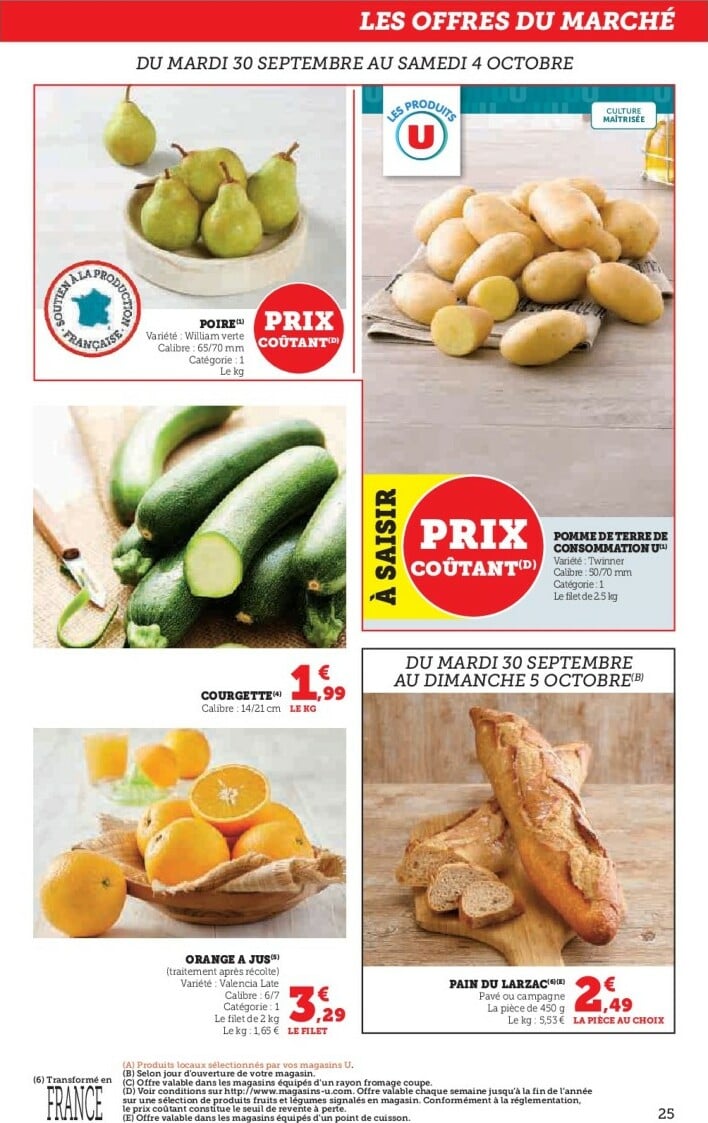 super-u - Catalogue Super U valable du 30/09 au 12/10 - page: 25