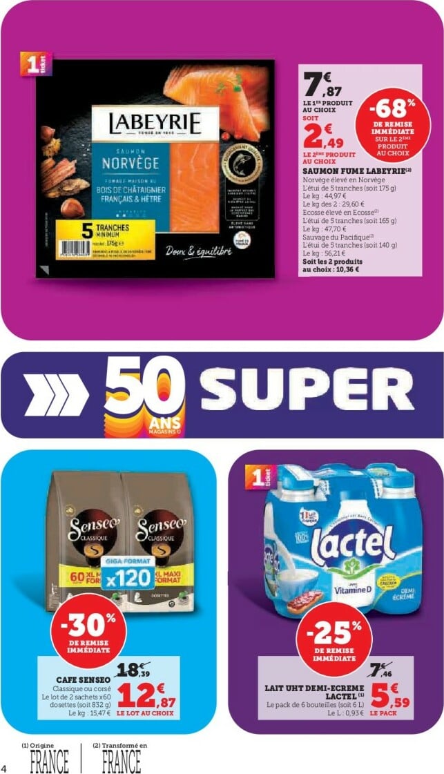 super-u - Catalogue Super U valable du 30/09 au 12/10 - page: 4