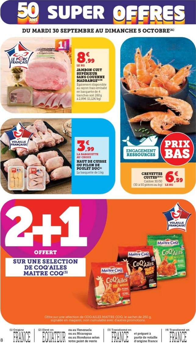 super-u - Catalogue Super U valable du 30/09 au 12/10 - page: 8