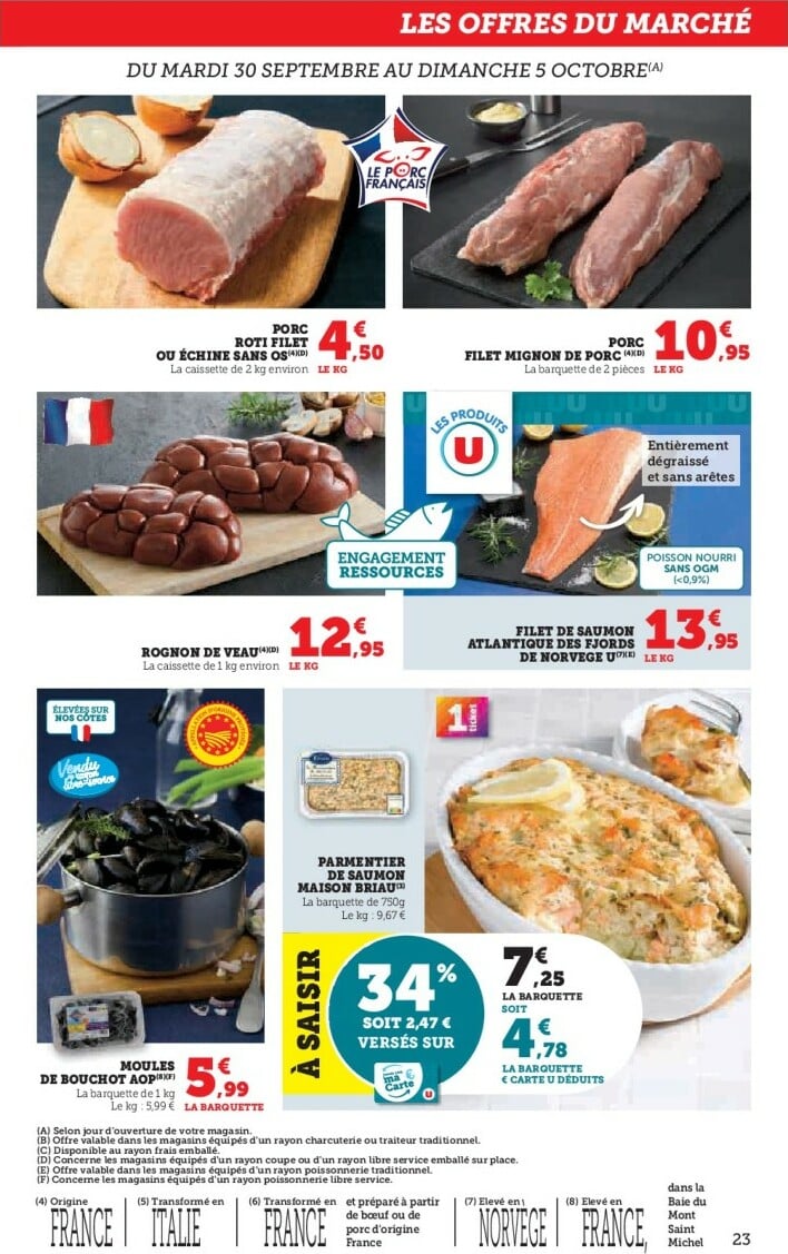 super-u - Catalogue Super U valable du 30/09 au 12/10 - page: 23