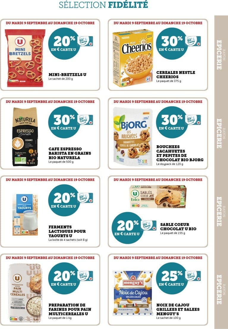 super-u - Catalogue Super U - Ma Sélection Carte U valable du 09/09 au 19/10 - page: 17