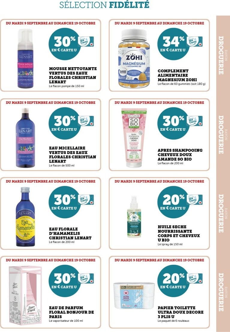 super-u - Catalogue Super U - Ma Sélection Carte U valable du 09/09 au 19/10 - page: 15