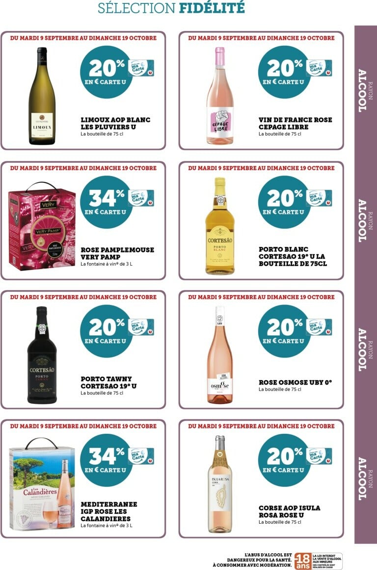 super-u - Catalogue Super U - Ma Sélection Carte U valable du 09/09 au 19/10 - page: 29
