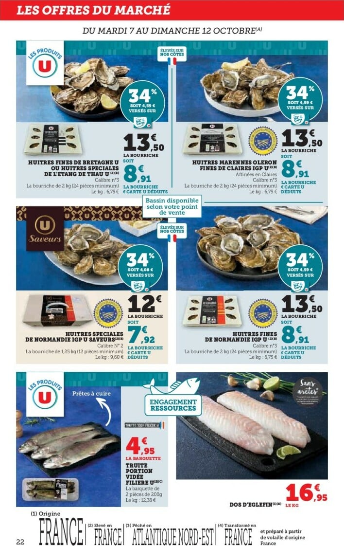 super-u - Catalogue Super U valable du 07/10 au 19/10 - page: 22