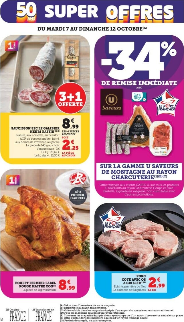 super-u - Catalogue Super U valable du 07/10 au 19/10 - page: 8